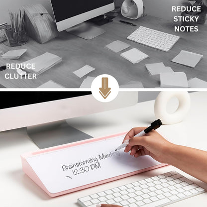 Desktop Dry Erase Board with Charger