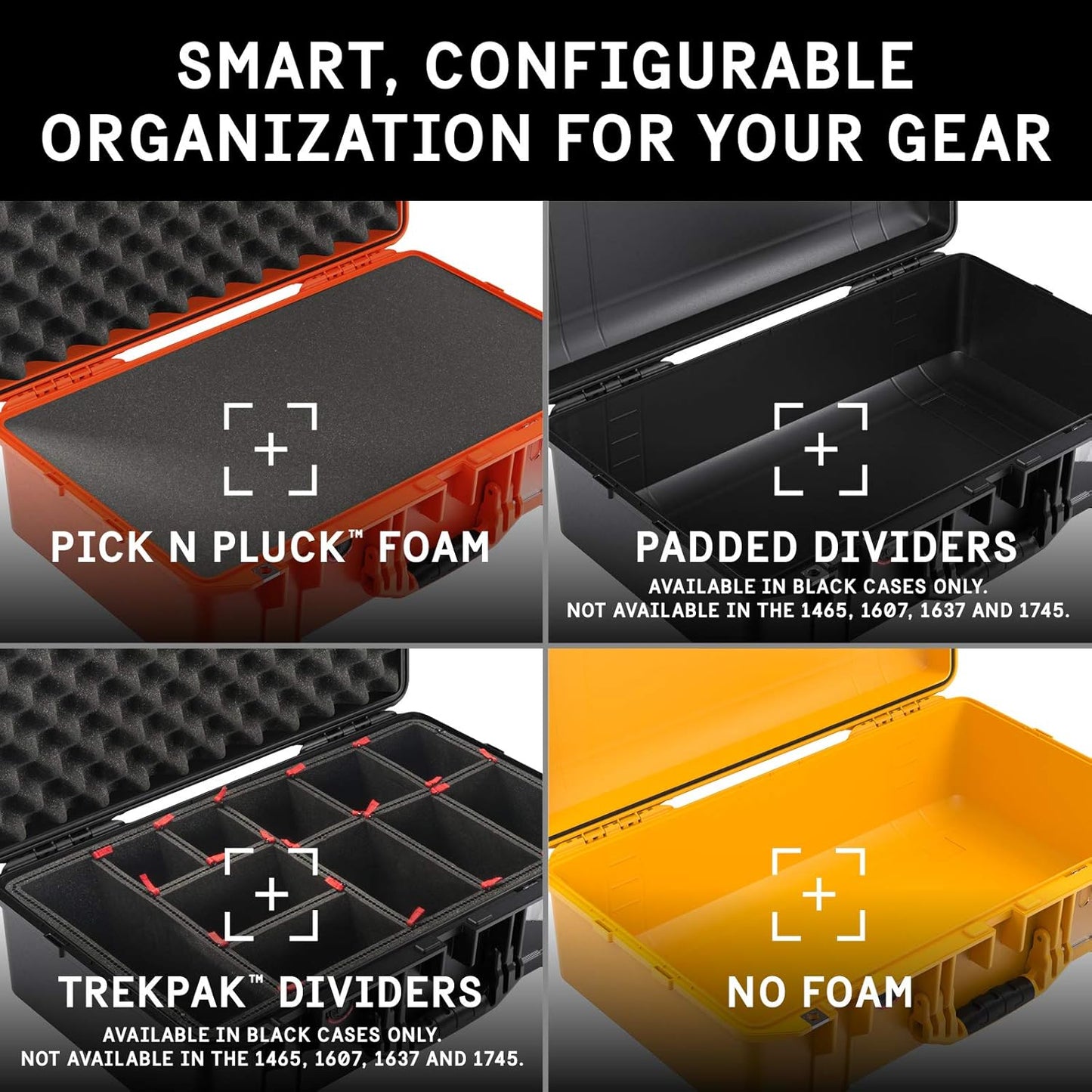 Pelican Electronic Organizer Travel Case - Portable Storage Bag with Multiple Storage Mesh Pockets for Cables, Chargers, Power Bank, AirPods - Black