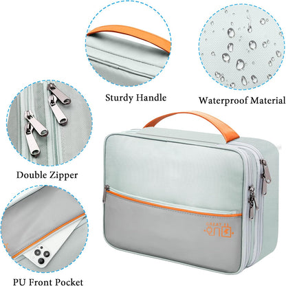 CILLA Electronics Organizer Travel, Travel Cord Organizer Case, Compact Electronics Accessories Bag for Cable, Cord, Charger, Phone