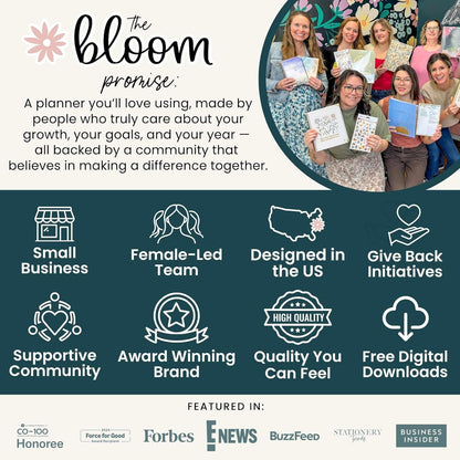bloom daily planners Desk Calendar 2026-2027 - Academic Year Large Wall Calendar (July 2026 - July 2027) - 21” x 16” Desktop & Hanging Monthly Planner with Stickers for Home or Office - Seasonal