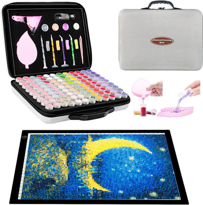 LitEnergy A3 Copy Light Board Tracing Box, Ultra-Thin Adjustable Drawing Tablet USB Power Artcraft LED Tracer Pad for Diamond Art Painting Accessories, Streaming, Sketching, Animation, Stenciling