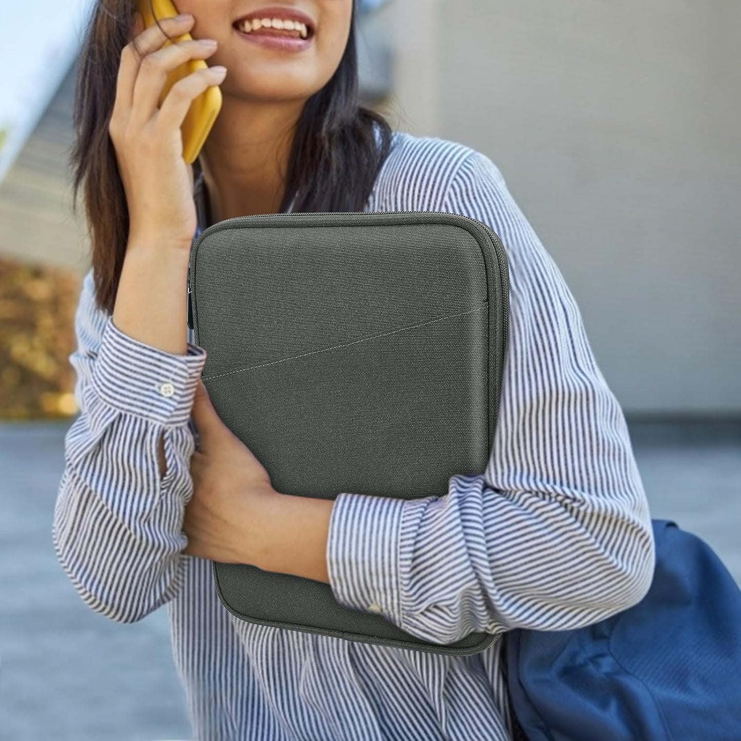 Dadanism 9-11" Tablet Sleeve Bag Carrying Case for iPad (A16) 11th Gen 11", iPad 10th Gen 10.9" Air 5/4, iPad Air M4/Pro 11", iPad 9/8/7th, Galaxy Tab A11+ Plus 11", Remarkable 2 10.3", Black