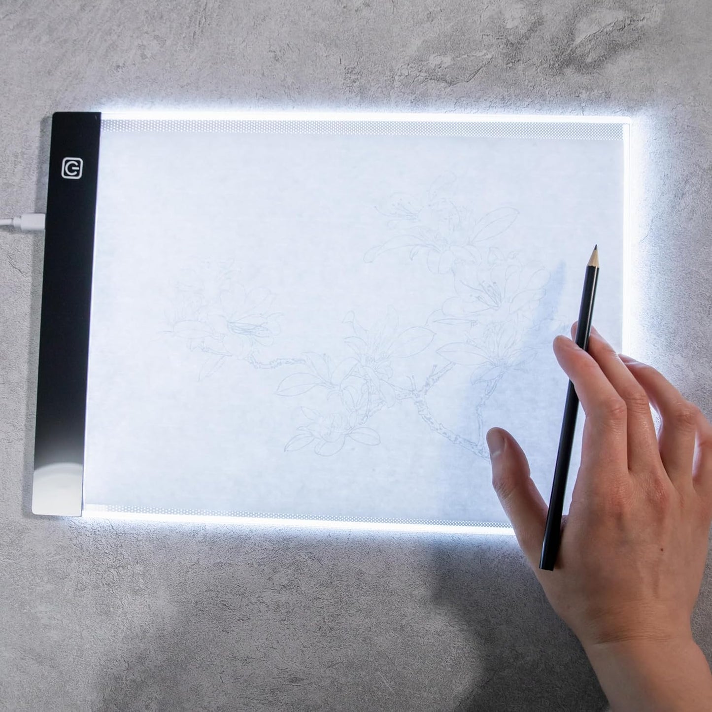 Mini A5 LED Light Box for Drawing and Tracing,A5 Diamond Art Painting Light Board,LED Copy Board Tracing Box,Light Pad