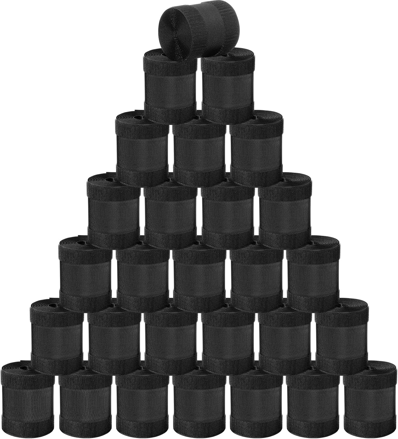 WILLBOND Carpet Cord Cover Cable Protector Floor Cover Cable Protector Management Only for Commercial Office Carpet(19.69 ft,Black)