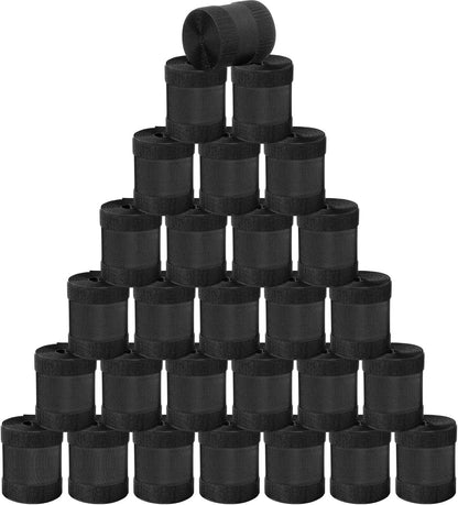 WILLBOND Carpet Cord Cover Cable Protector Floor Cover Cable Protector Management Only for Commercial Office Carpet(19.69 ft,Black)