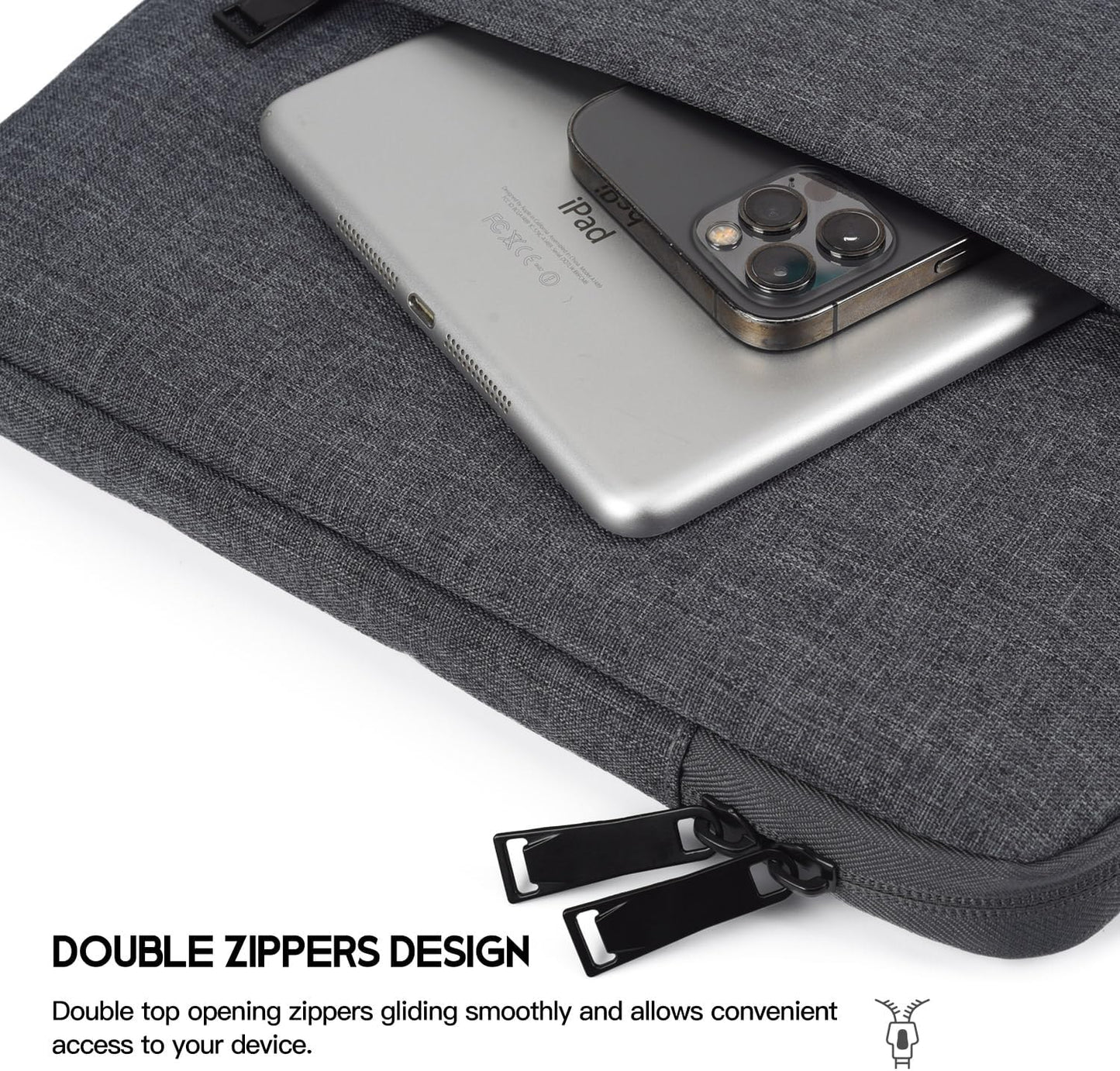 17 inch 360° Protective Laptop Case Sleeve for 2025 HP 17.3 Touchscreen Laptop,Envy 17,Pavilion 17,ASUS Vivobook 17, Shockproof Water-Resistant Computer Bag w/Accessory Pocket