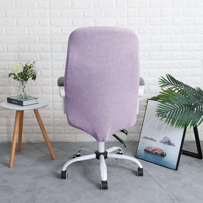 FORCHEER Office Chair Armrest Covers 12-15 Inch Velvet Elastic Black Arm Rest Covers for Desk Computer Chairs Washable