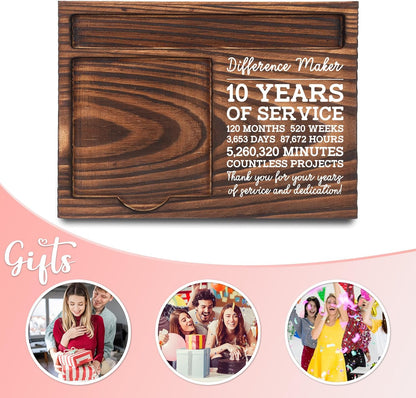 Inspirational Motivational Gifts, Encourage Gifts, Recovery Gifts, Little Reminders Sticky Note Holder, Post-it Note Dispenser for Desk, Wooden Post-it Note & Pen Holder 6.5" x 4.7" - FTA121