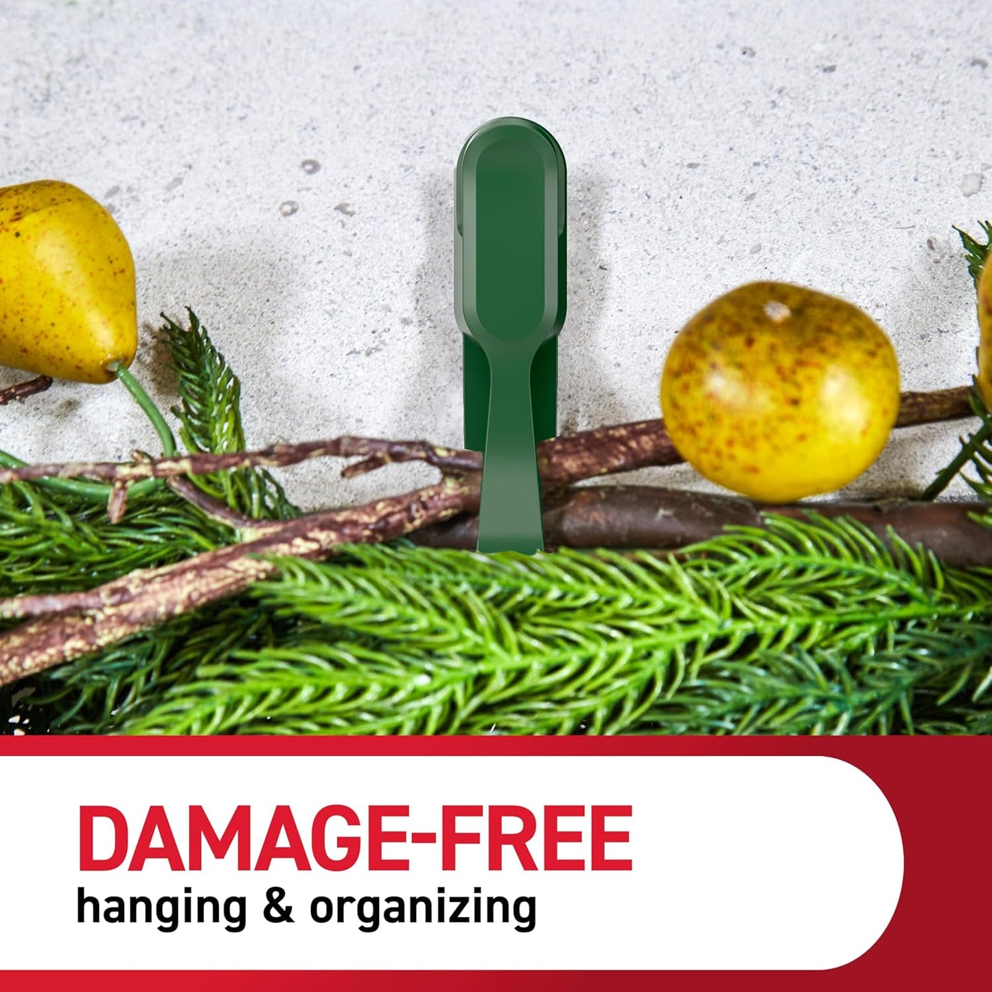 Command Cord Bundlers, Plastic, Damage-Free Organizer, No Tools for Electrical Cables, 6 Gray Bundlers and 12 Strips