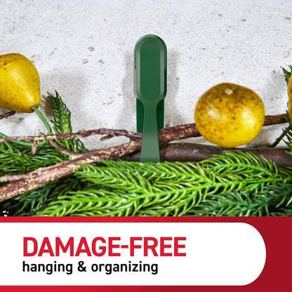 Command Cord Bundlers, Plastic, Damage-Free Organizer, No Tools for Electrical Cables, 6 Gray Bundlers and 12 Strips
