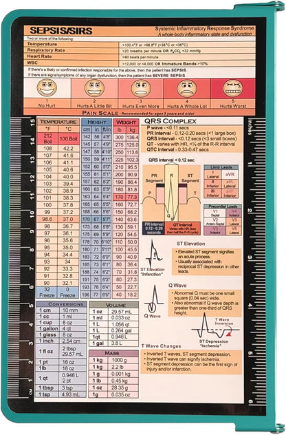 Nursing Clipboard Foldable, Nurse Clipboard, Nursing Clipboard for Nurse, Doctor, Medical Students (Teal)