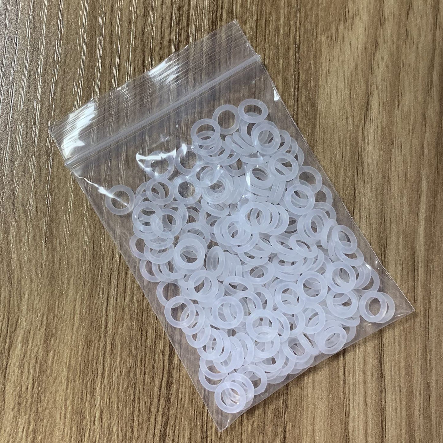 DGZZI 150pcs Rubber O-Ring Switch Dampeners Keycap 8x5x1.5mm Clear White Cherry MX Switch Keyboard Damping O-Ring