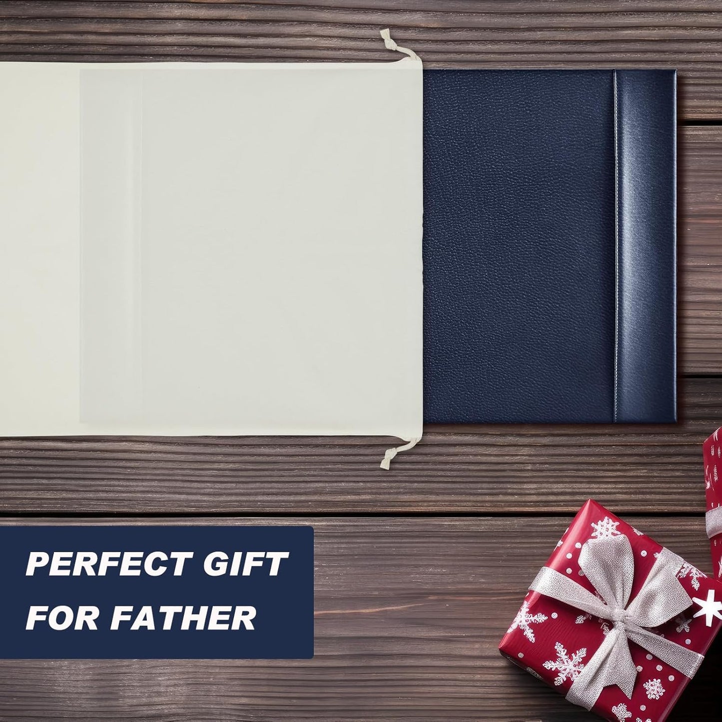 30 x 18 Inch Leather Desk Pad Protector with Side Rails, Executive Office Desk Mat for Home Workspace, Writing Surface, Mouse & Keyboard Pad, Elegant Gift for Men Dad Husband (Brown)