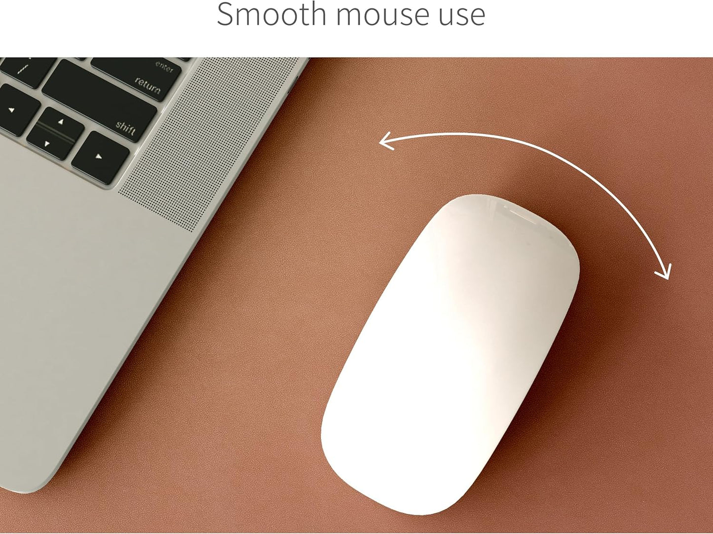 RENMTURE Desk Pad, Cork & PU Leather Desk Mat, Large Mouse pad, Non-Slip Desk Protector and Blotter, Waterproof Writing Pad, Desk Accessories and Organizers for Home Office (Light Yellow, 32"x16")