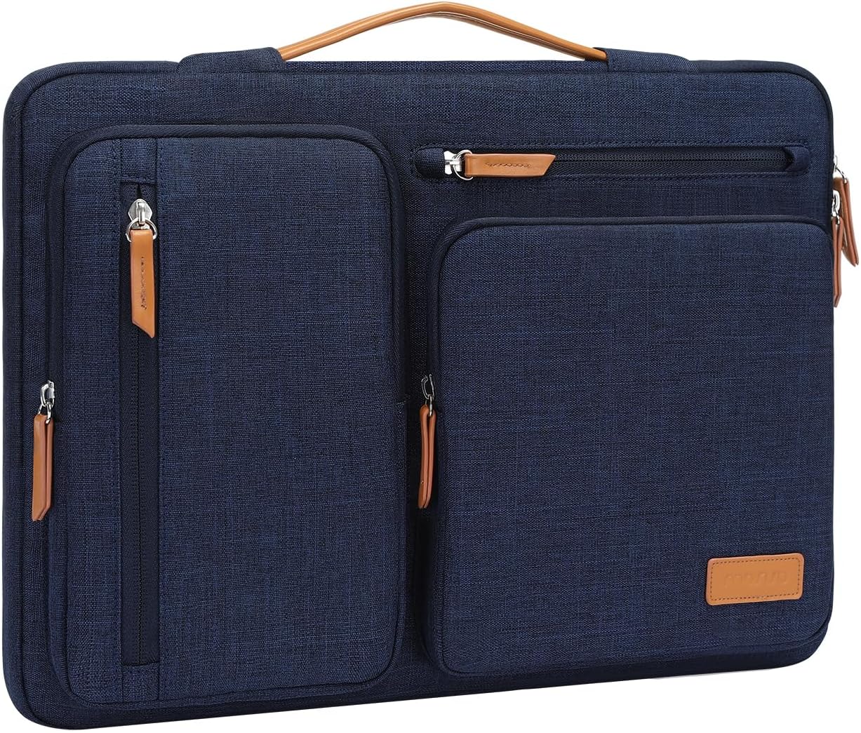 MOSISO 9-11 inch Tablet Sleeve Case for iPad A16 2025, iPad Air 11 inch M3 M2, iPad Pro 11 M4, iPad 10/9/8/7th, Galaxy Tab A9+/S9/S8/Plus 11, Side Open Carrying Bag with 4 Zipper Pockets, Black