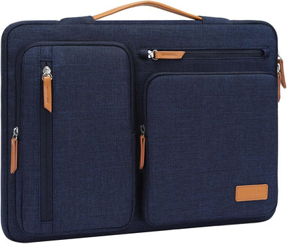MOSISO 9-11 inch Tablet Sleeve Case for iPad A16 2025, iPad Air 11 inch M3 M2, iPad Pro 11 M4, iPad 10/9/8/7th, Galaxy Tab A9+/S9/S8/Plus 11, Side Open Carrying Bag with 4 Zipper Pockets, Black