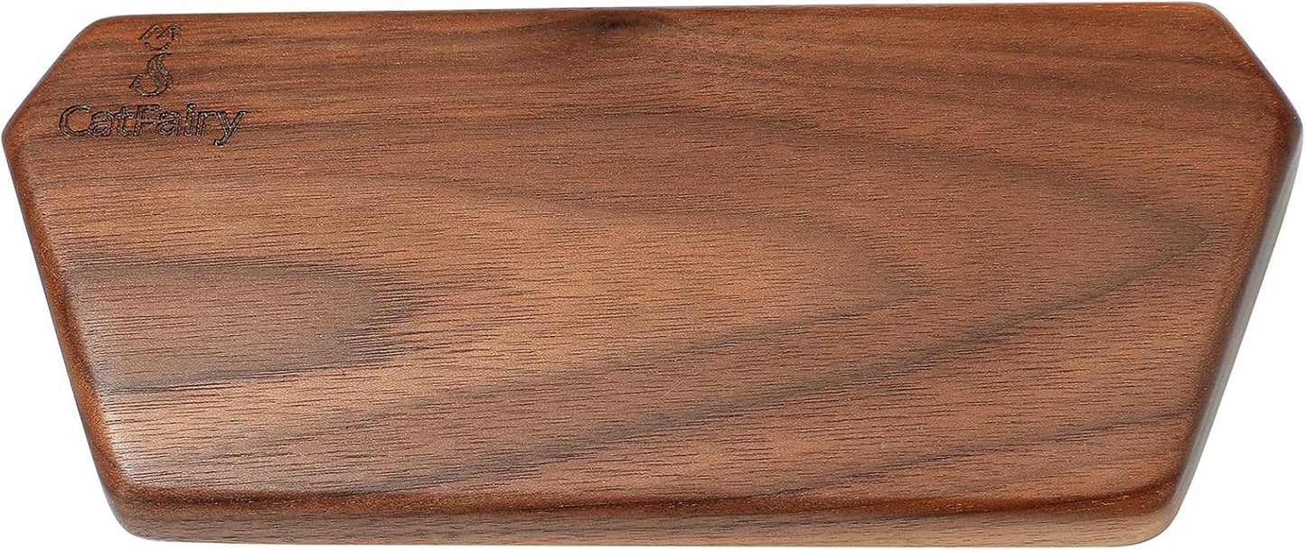 Wooden Keyboard Wrist Rest, Keyboard Wooden Palm Rest，Keyboard Wrist Rest Pad, Solid Wood Mouse Pad Wrist Guard, Ash Wood Wrist Rest, Wrist Pad for Keyboard, (Fraxinus Excelsior,11.8in)