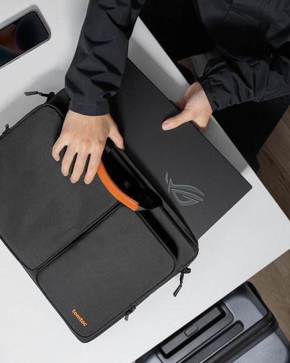 tomtoc 360 Protective Laptop Shoulder Bag for 16-inch MacBook Pro M5/M4/M3/M2/M1 Pro/Max 2026-2019, Water-resistant Sleeve for Dell XPS 15 Surface Book 3 The New Razer Blade 16