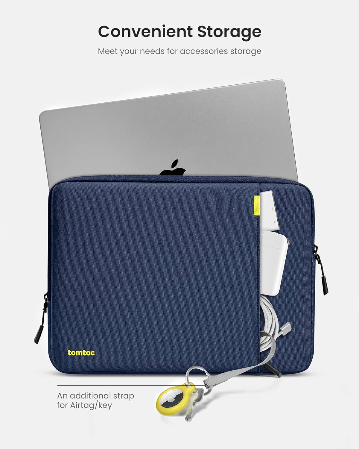 tomtoc 360° Protective Tablet Sleeve for 2026 iPad Air 11-inch (M4/M3/M2), iPad Pro 11-inch (M5/M4/4th/3rd/2nd/1st Gen) with Magic Keyboard/Smart Keyboard Folio, 11" iPad Water-Resistant Tablet Case