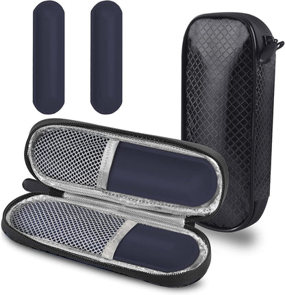 MOSLA Insulin Cooler Travel Case with 2 Reusable Ice Packs for Insulin Pen Portable Medical Cooler Bag for Diabetes and Other Diabetic Supplies for The Daily Life and Trip