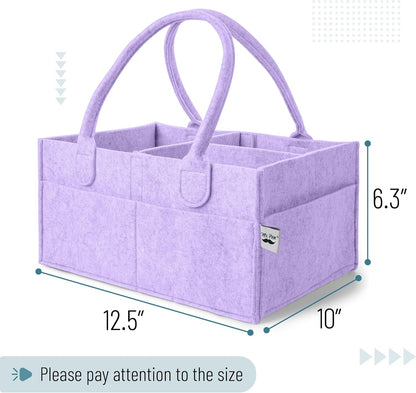 Mr. Pen- Baby Diaper Caddy Organizer, Gray, Medium, Nursery Storage Bin and Car Organizer for Diapers and Baby Wipes
