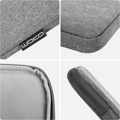 MoKo 7-8 Inch Tablet Sleeve Bag, Polyester Pouch Cover Case Fits iPad mini (A17 Pro) 8.3" 2024, iPad mini 6/5/4/3/2/1, Samsung Galaxy Tab S2 8.0, Tab A 8.0, ZenPad Z8s 7.9,Black