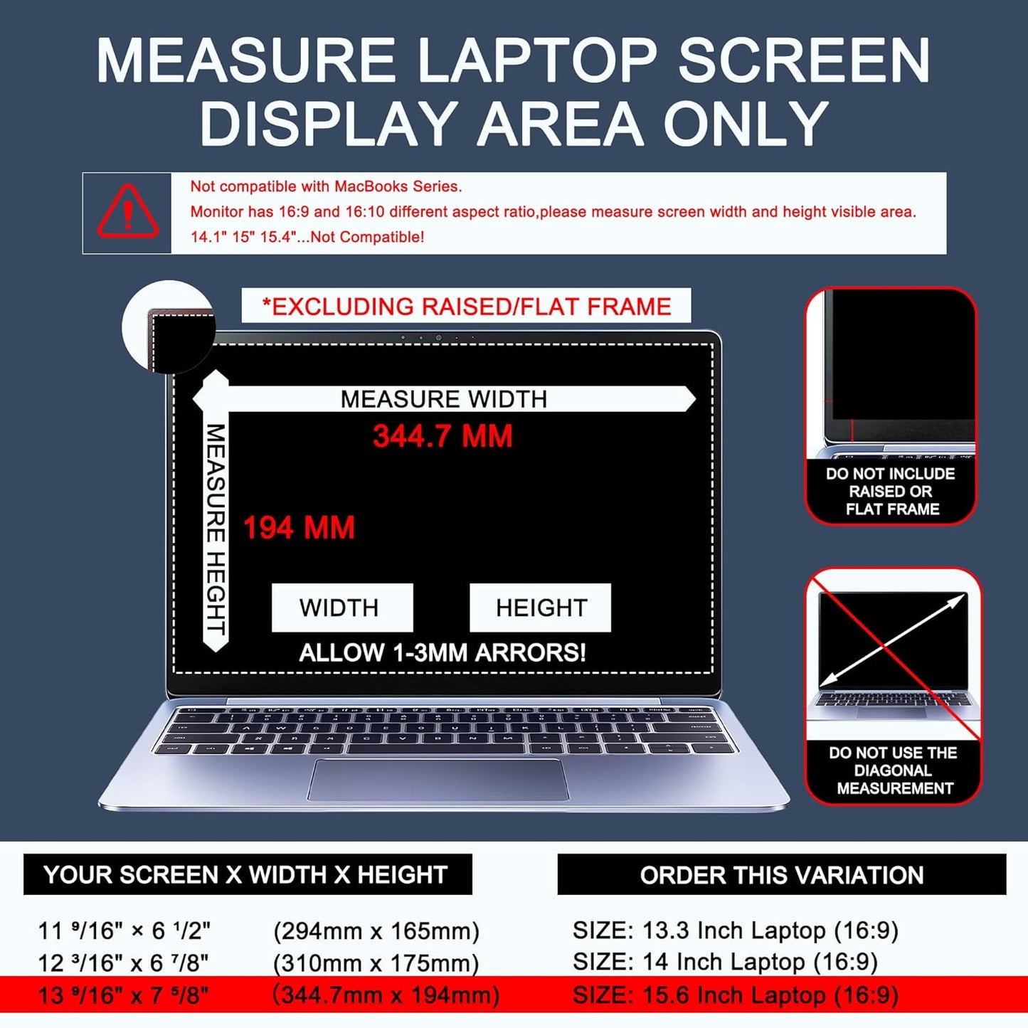 2 Pack Magnetic Hanging Computer Privacy Screen 24 Inch for 16:9 Widescreen Monitor, Removable Privacy Screen Anti Glare Blue Light Computer Screen Privacy Shield, Anti-Scratch 24in Protector Film