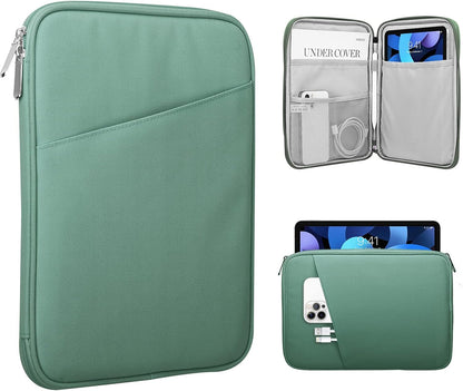 TiMOVO 9-11" Tablet Sleeve Bag for iPad 11-inch A16 2025, iPad 10.9"/10.2"| Air 11 Inch/5th/4th Gen. 10.9", Galaxy Tab A9+/A11Plus 11", Protective Bag with Pocket, Black