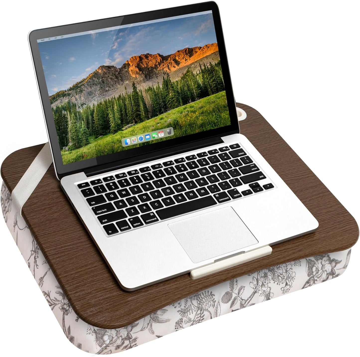 LAPGEAR Designer Lap Desk with Phone Holder and Device Ledge - Arrow Stripes - Fits up to 15.6 Inch Laptops - Style No. 45411