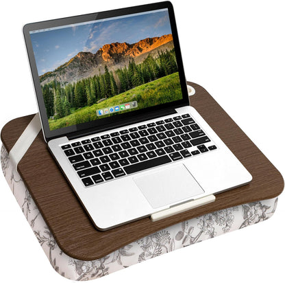LAPGEAR Designer Lap Desk with Phone Holder and Device Ledge - Arrow Stripes - Fits up to 15.6 Inch Laptops - Style No. 45411
