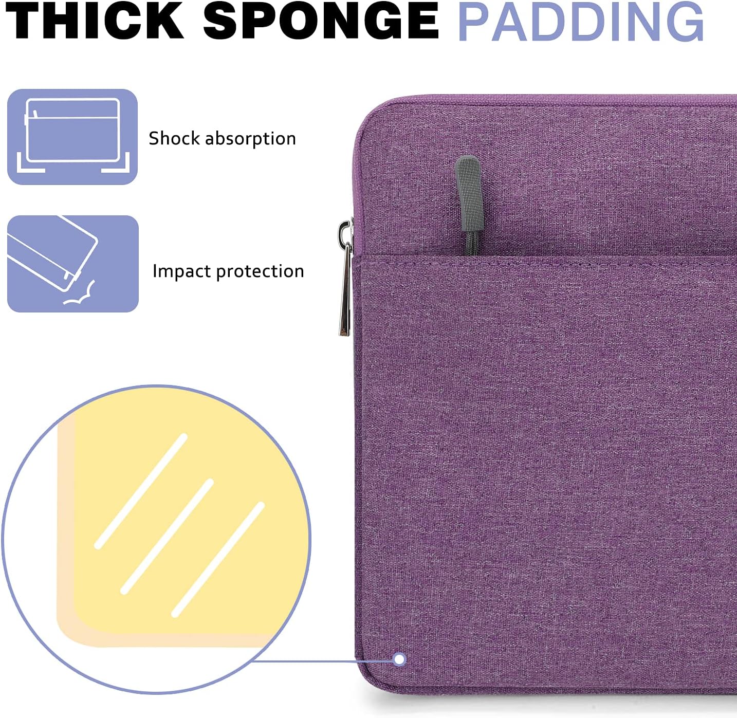 MoKo 9-11 Inch Tablet Sleeve Bag Carrying Case Fits iPad Pro 11 M5/Air M3, iPad A16 2025, i-Pad 10th 10.9, i-Pad 9/8/7th Gen 10.2, iPadAir 5/4th 10.9, Tab S8 11"/Tab A 10.1,Cloudy Pink