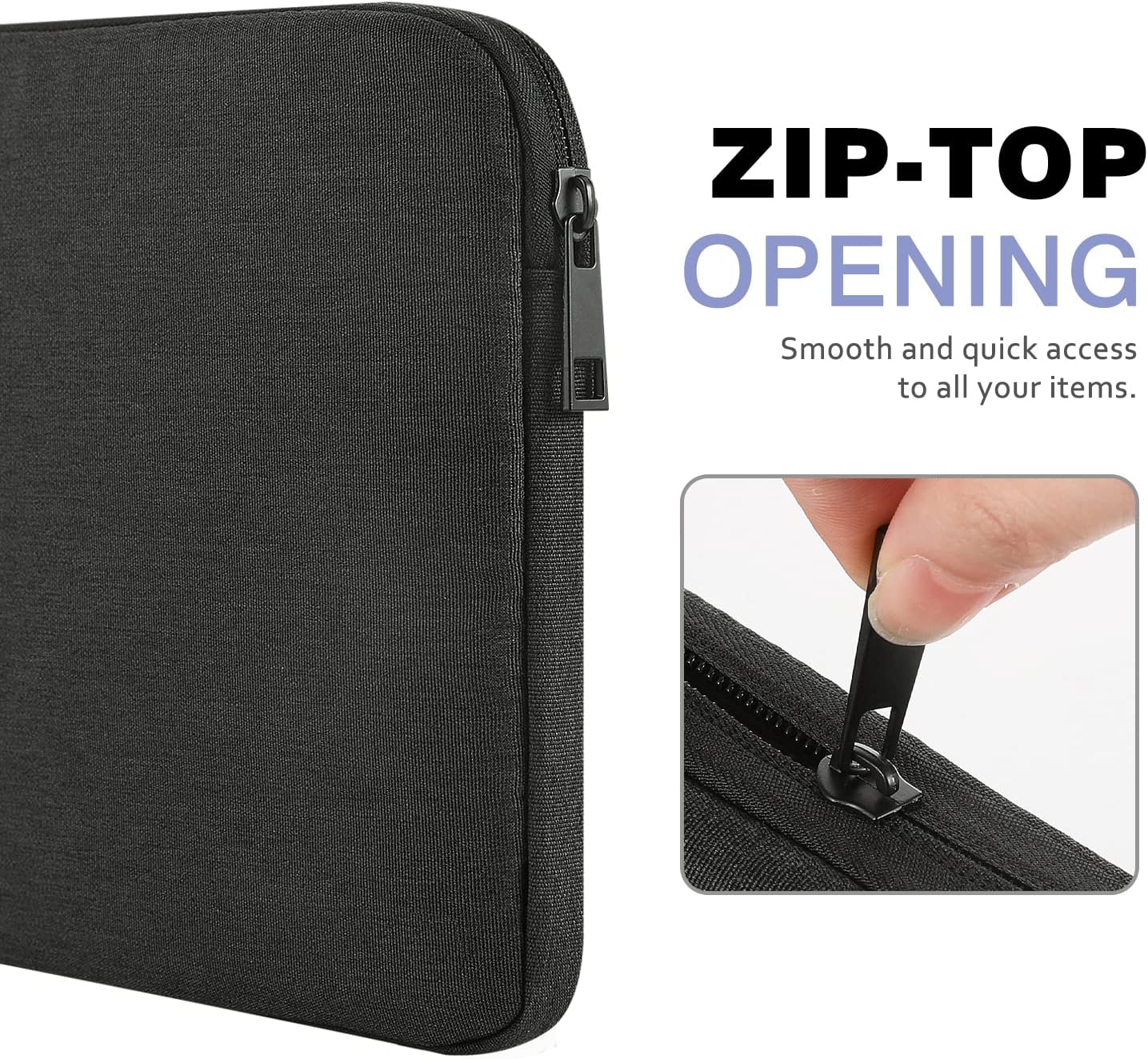 MoKo 9-11 Inch Tablet Sleeve Bag Carrying Case Fits iPad Pro 11 M5/Air M3, iPad A16 2025, i-Pad 10th 10.9, i-Pad 9/8/7th Gen 10.2, iPadAir 5/4th 10.9, Tab S8 11"/Tab A 10.1,Cloudy Pink