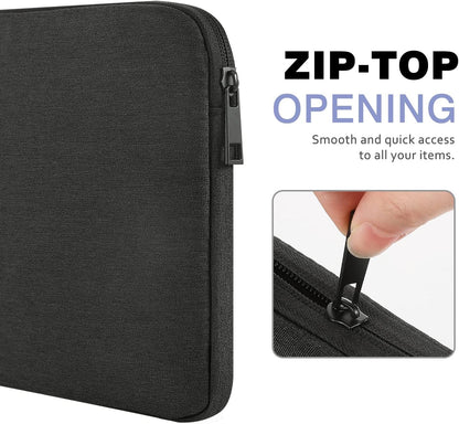 MoKo 9-11 Inch Tablet Sleeve Bag Carrying Case Fits iPad Pro 11 M5/Air M3, iPad A16 2025, i-Pad 10th 10.9, i-Pad 9/8/7th Gen 10.2, iPadAir 5/4th 10.9, Tab S8 11"/Tab A 10.1,Cloudy Pink