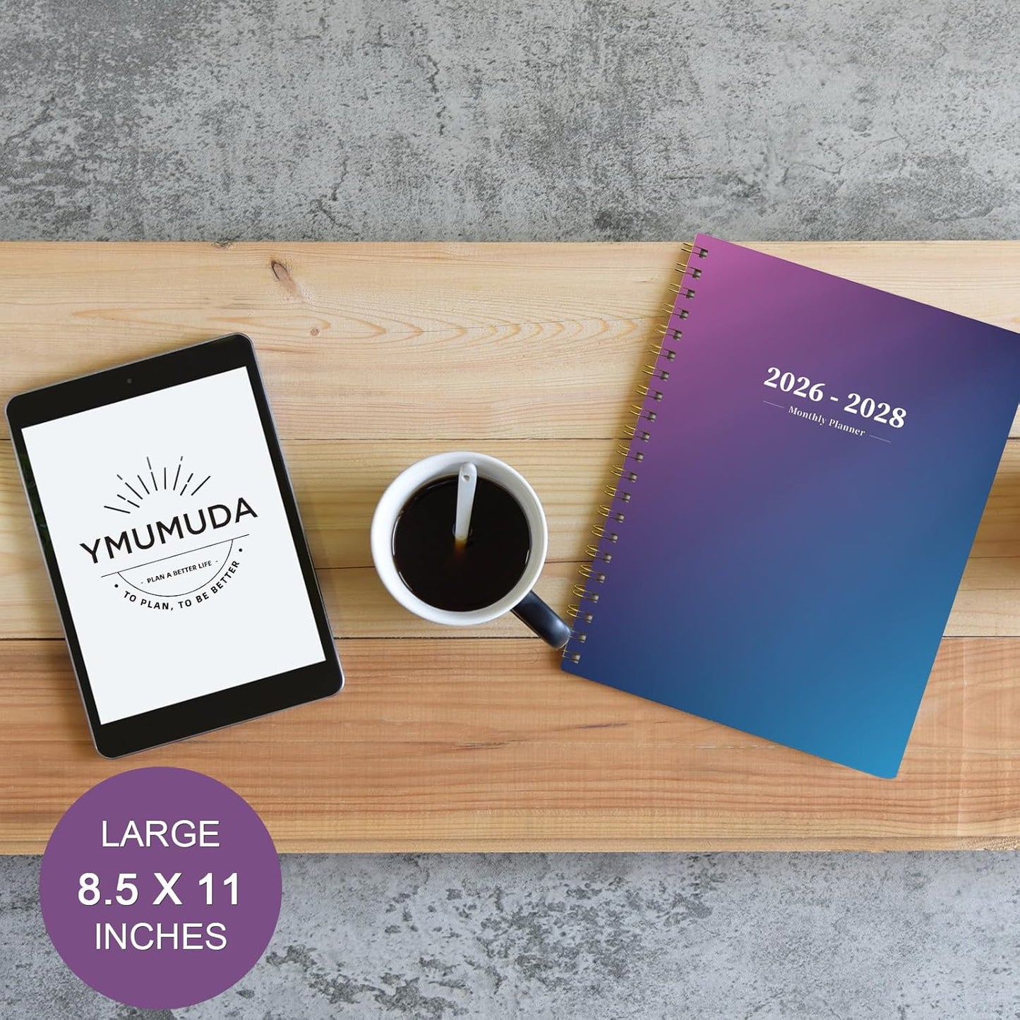 Ymumuda Weekly To Do List Notepad - Daily To Do List Undated 52 - Week Sheets, 8.5x11" Weekly Goal Notebook, Habit Tracker Journal, Excellent for Student School Work Personal Productivity Organizer