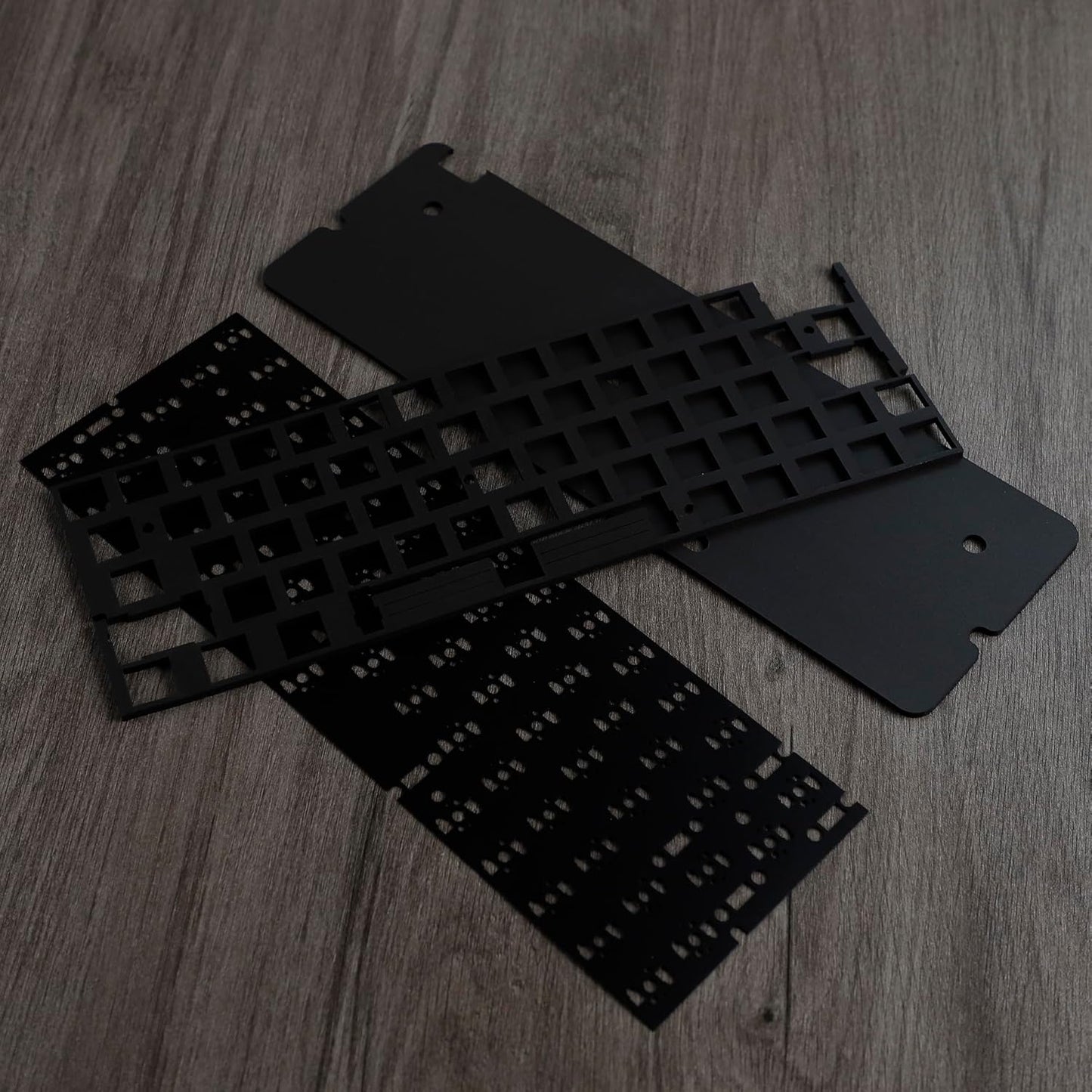 YMDK Keyboard Sound Dampening Foam 61 64 Layout 3-Piece Set Poron Silencer Pad Gasket Switches Dampener for Mechanical Keyboard