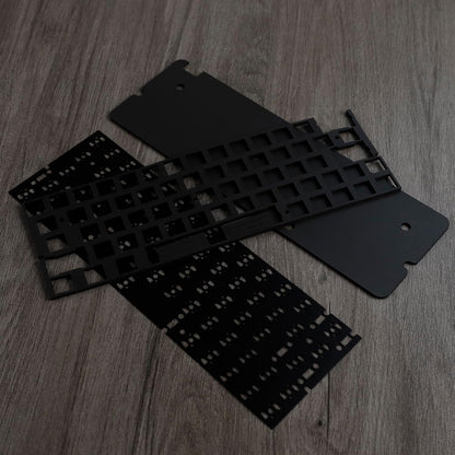 YMDK Keyboard Sound Dampening Foam 61 64 Layout 3-Piece Set Poron Silencer Pad Gasket Switches Dampener for Mechanical Keyboard