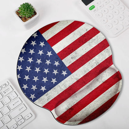 KONVINIT Ergonomic Mouse Pad with Wrist Rest, Small Mousepad with Non-Slip Rubber Base and Smooth Surface, Beach Mouse Pads for Desk, Office Desk Accessories