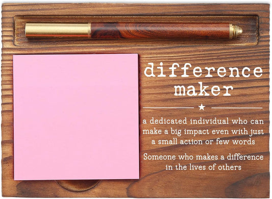 You Got This Sticky Note Holder, Inspirational Desk Organizer, Motivational Gift for Friends, Coworkers, Teachers, Self-Stick Note Pad Holders EDP126