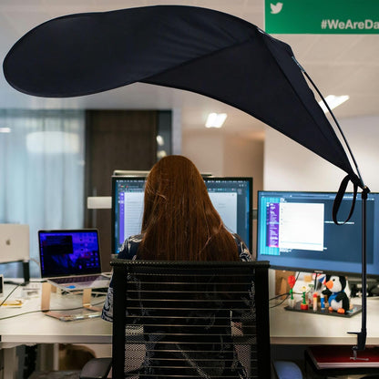 Comastbo Office Desk Window Glare Shade, Privacy for Office, Monitor Glare Protector,Desk Shade to Block Front Side Light