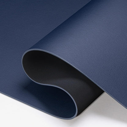 Nekmit Leather Desk Blotter Pad 17 x 12 Inches, Flat, Non-Slip, Waterproof, Black