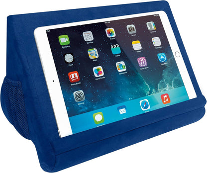 Ontel Pillow Pad Fold Away Multi-Angle Soft Tablet Stand, Gray