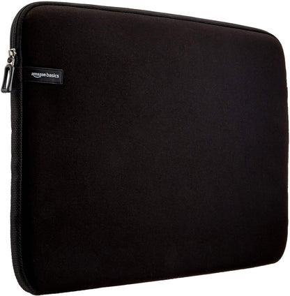 Amazon Basics 11.6 inch Laptop Sleeve, Protective Case with Zipper - Black