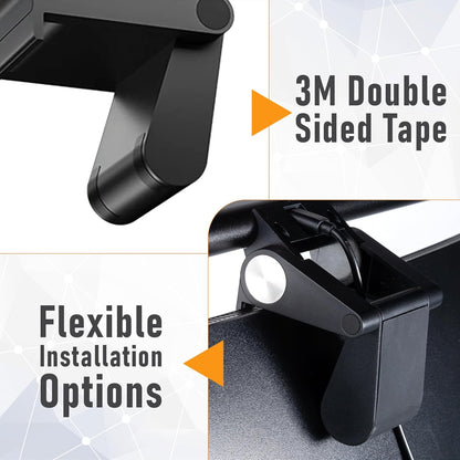 Beam RGB Monitor Light Bar | LED Monitor Lamp for Computer & Desk | Adjustable Backlight & Front White Light | Eye Caring Screen | Touch Control, USB Powered | Space Saving Clamp | Matte Black