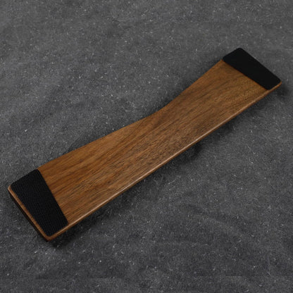 2 pcs Mini Wood Wrist Rest Portable Movable Solid Wooden Walnut Beech for Most Mechanical Keyboard Numpad Sp64