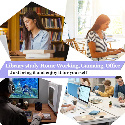 Keyboard Wrist Rest, BamLue Memory Foam Pad Set for Easy Typing & Pain Relief for Laptop, Office & Home, Ergonomic Sets for Keyboard, Gel Mouse Wrist Rest, Smooth Fiber Cushion Wrist Support-Black