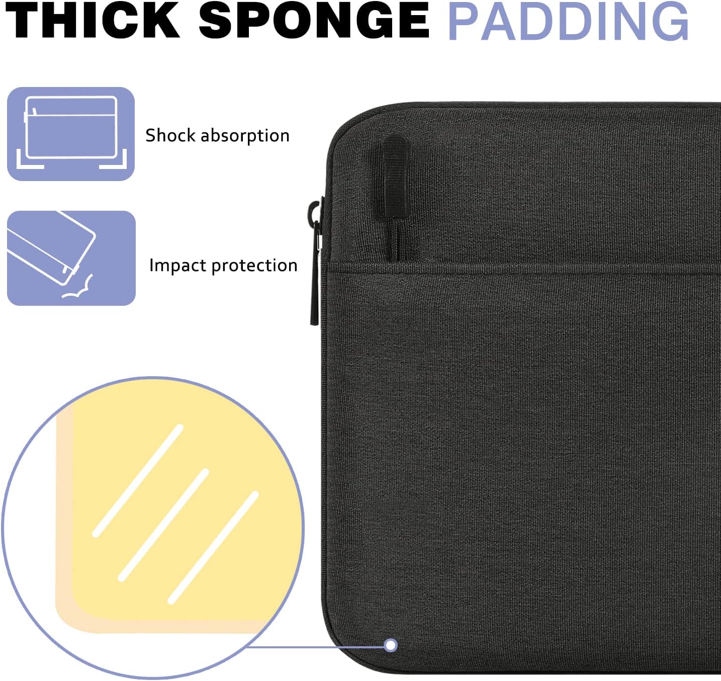 MoKo 9-11 Inch Tablet Sleeve Bag Carrying Case Fits iPad Pro 11 M5/Air M3, iPad A16 2025, i-Pad 10th 10.9, i-Pad 9/8/7th Gen 10.2, iPadAir 5/4th 10.9, Tab S8 11"/Tab A 10.1,Cloudy Pink