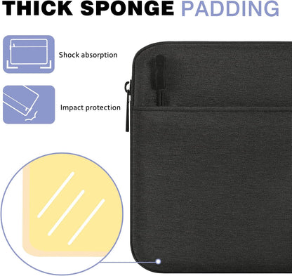 MoKo 9-11 Inch Tablet Sleeve Bag Carrying Case Fits iPad Pro 11 M5/Air M3, iPad A16 2025, i-Pad 10th 10.9, i-Pad 9/8/7th Gen 10.2, iPadAir 5/4th 10.9, Tab S8 11"/Tab A 10.1,Cloudy Pink