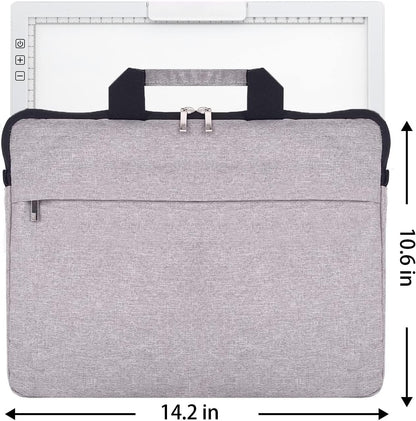 YINGWOND Rechargeable A4 LED Light Pad with Padded Case, Tracing Light Box w/Riser Stands and Paper Clip, 6 Levels of Brightness, Type-c Cable, Wireless Diamond Painting Light Board