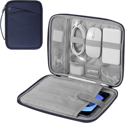MoKo 9-11 Inch Tablet Sleeve Carrying Case with Handle, Padded Protective Travel Bag for New 11-inch iPad Air 4 2026/Pro M5/ A16, iPad 10th/Air 5/4th 10.9, i-Pad 9/8th 10.2,Tab S9/S8 11, Black