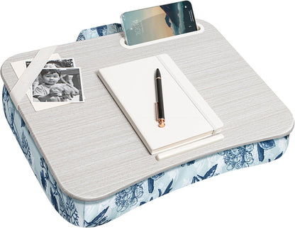 LAPGEAR Designer Lap Desk with Phone Holder and Device Ledge - Arrow Stripes - Fits up to 15.6 Inch Laptops - Style No. 45411